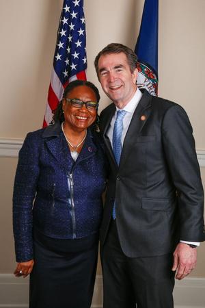 Senator Locke and Governor Ralph Northam